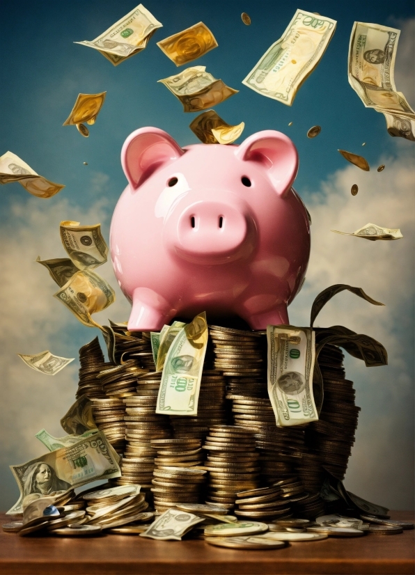 Free Animation Video Backgrounds Motion, Saving, Toy, Font, Money Handling, Domestic Pig