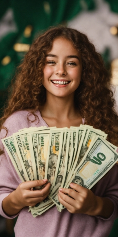 Free Background Video Download, Face, Smile, Saving, Banknote, Happy