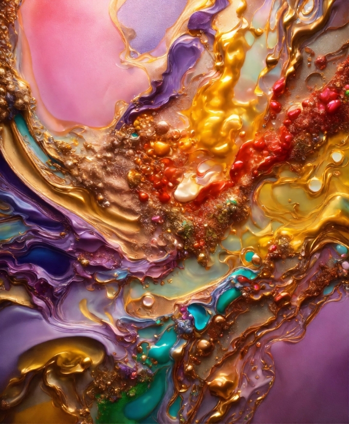 Free Backgrounds For Videos, Liquid, Purple, Fluid, Organism, Art