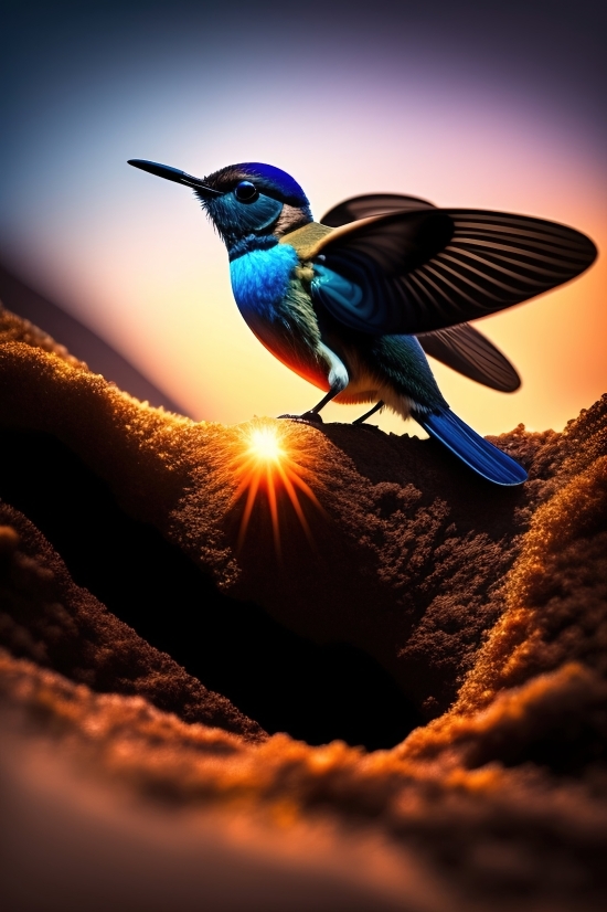 Free Best Ai Art Generator, Free Photo To Ai Art Generator, Bird, Wildlife, Beak, Wing