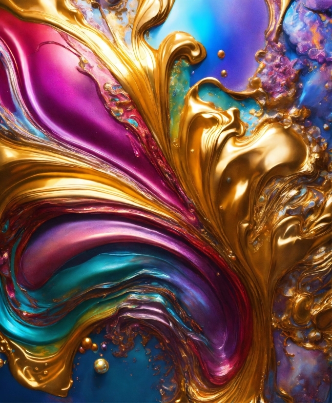 Free Copyright Video Footage, Liquid, Purple, Nature, Fluid, Art Paint