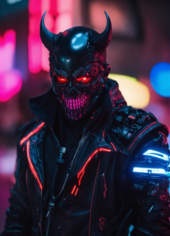 Free Hd Footage, Mask, Costume, Person, Black, Man