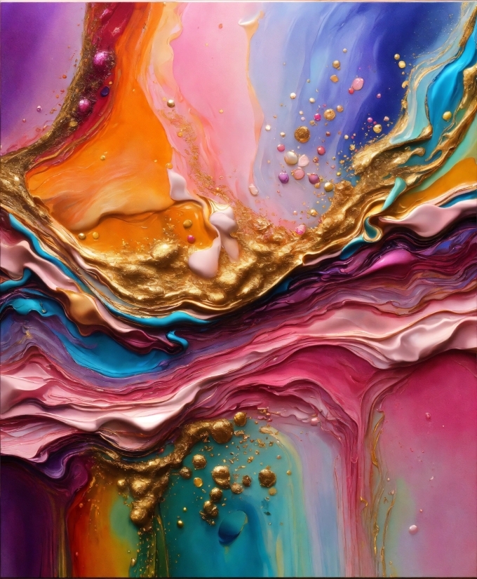 Free Hd Stock Video Footage, Liquid, Azure, Purple, Art Paint, Fluid