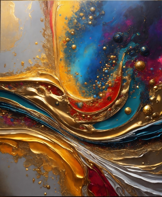 Free Motion Background For Easyworship, Liquid, Amber, Paint, Art, Art Paint