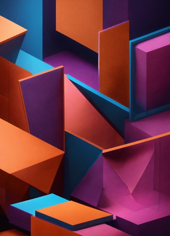 Free Motion Background Loops, Colorfulness, Rectangle, Purple, Triangle, Art