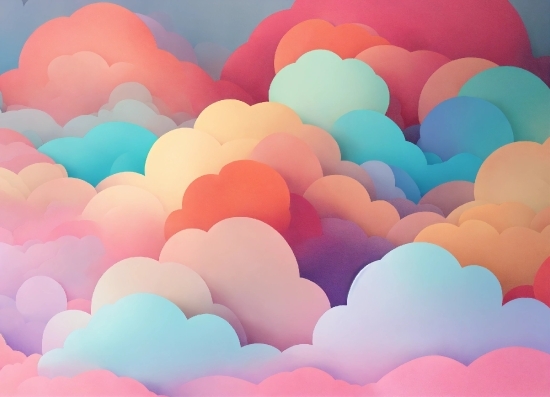 Free Movie Footage, Cloud, Azure, Balloon, Orange, Pink