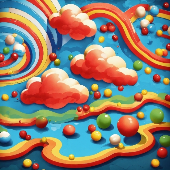 Free Video Loops Backgrounds, Balloon, Aqua, Fun, Art, Circle