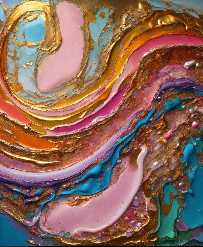 Free Video Without Copyright Issue, Liquid, Fluid, Organism, Aqua, Paint