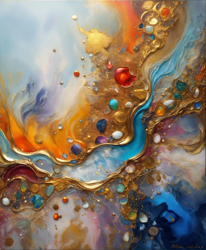 Free Videos Vj, Liquid, Art Paint, Paint, Fluid, Organism