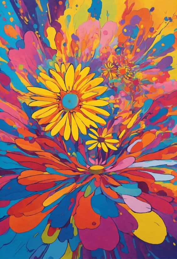 Free Vj Videos, Orange, Creative Arts, Petal, Art, Flower