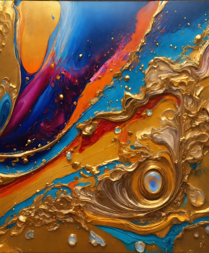 Get Free Shutterstock Videos, Liquid, Azure, Paint, Organism, Art Paint