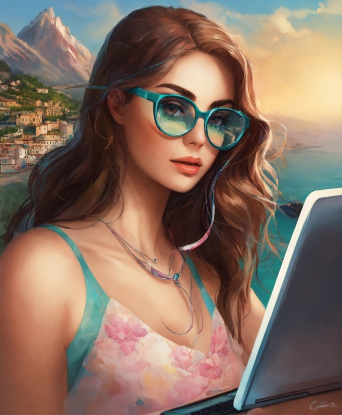 Hd Animated Backgrounds, Hair, Glasses, Lip, Hairstyle, Shoulder