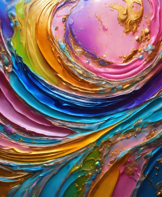 Hello Stock Video, Colorfulness, Liquid, Orange, Art, Paint