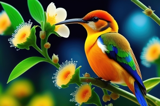 Horror Ai Art Generator, Image Upscale Ai Free, Bird, Toucan, Animal, Tropical