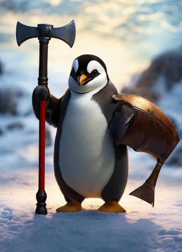King Penguin, Penguin, Seabird, Bird, Aquatic Bird, Snow