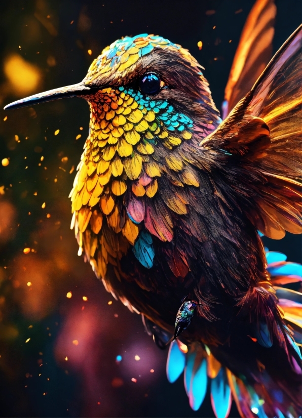 Lighting, Apparatus, Equipment, Bird, Color, Hummingbird