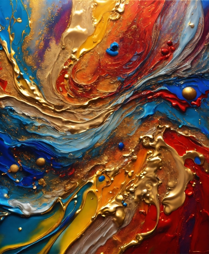 Liquid, Art Paint, Paint, Nature, Fluid, Organism