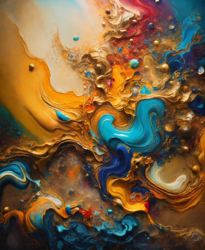 Liquid, Fluid, Organism, Paint, Aqua, Art