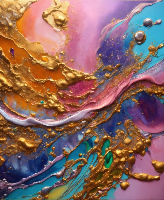 Liquid, Fluid, Purple, Paint, Art, Geological Phenomenon