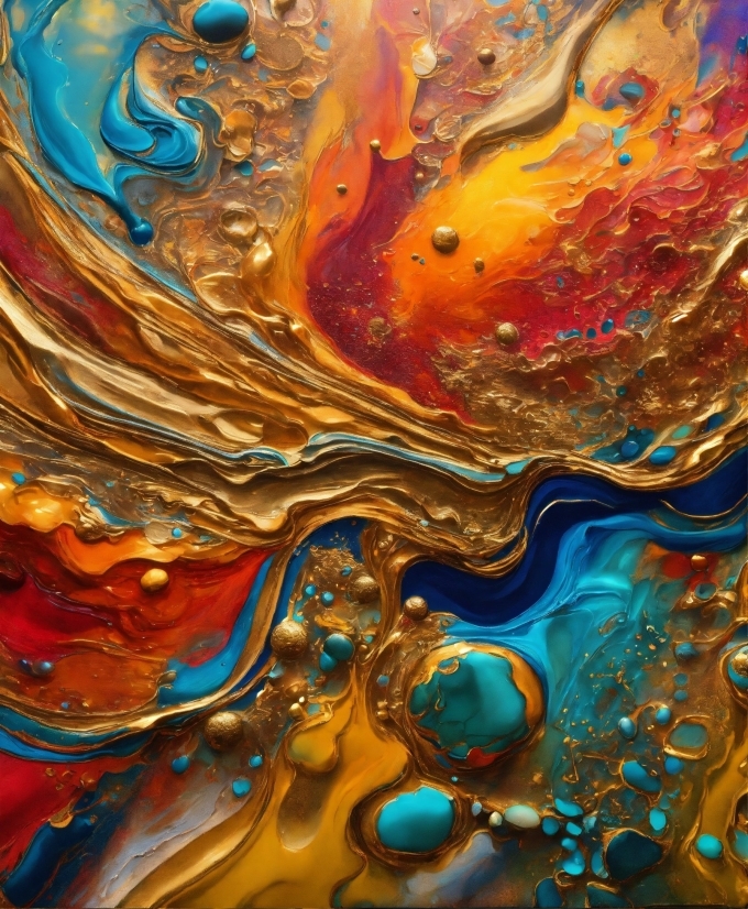 Liquid, Nature, Paint, Fluid, Organism, Art