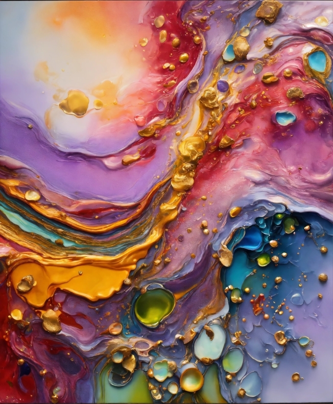 Liquid, Nature, Paint, Purple, Fluid, Water