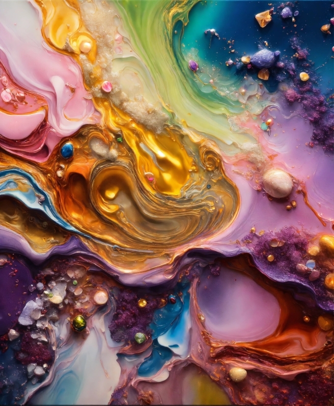 Liquid, Purple, Natural Environment, Organism, Fluid, Art