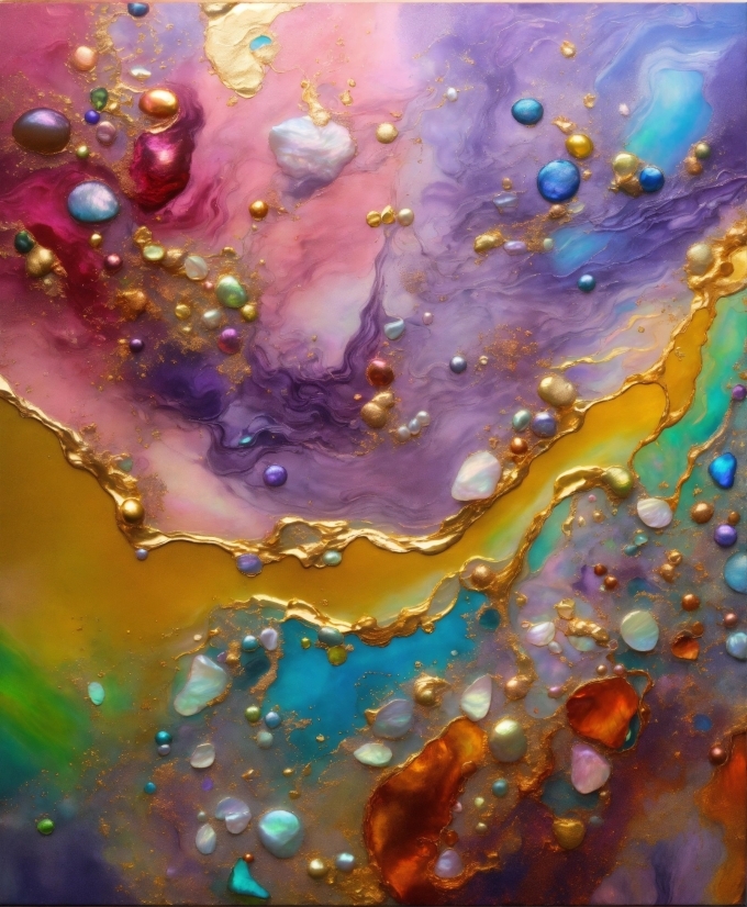 Liquid, Purple, Water, Fluid, Organism, Art