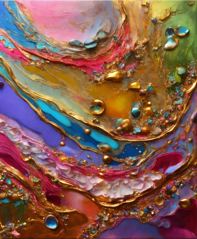 Liquid, Water, Fluid, Art, Painting, Paint