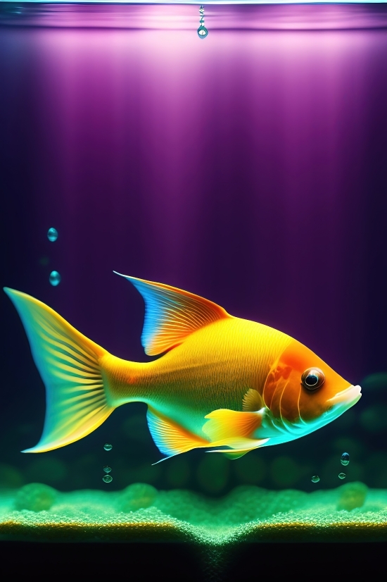 Lyric Video Ai, Ai That Makes Pictures, Goldfish, Aquarium, Seawater, Fish