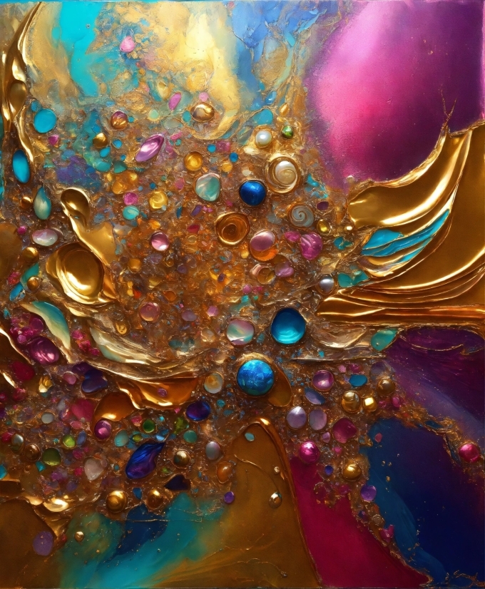 Organism, Liquid, Art, Water, Circle, Pattern