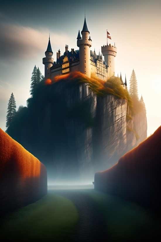 Photoshop To Illustrator, Ai Art Browser, Palace, Castle, Fortification, Architecture