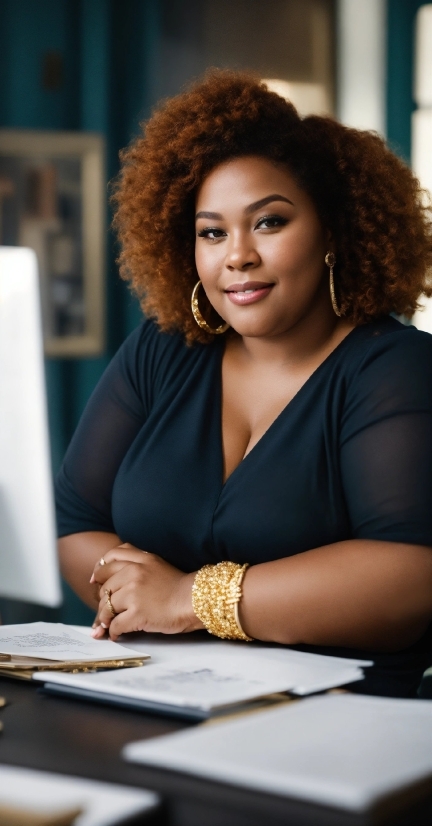 Pixels Stock Footage, Smile, Jheri Curl, Ringlet, Personal Computer, Fashion Design