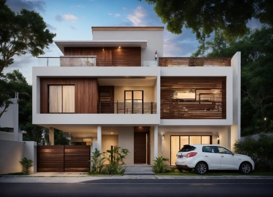 Plant, Car, Cloud, Building, Property, Sky