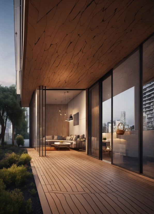 Plant, Sky, Shade, Wood, Lighting, Architecture