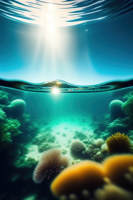 Psd To Ai With Layers, Psd To Ai With Layers, Sea, Seawater, Body Of Water, Underwater