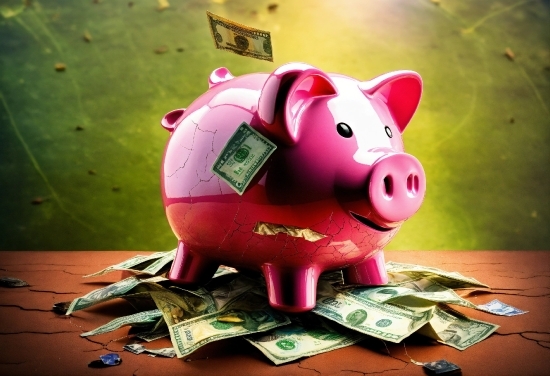 Royalty Free Video Stock Footage, Toy, Piggy Bank, Saving, Organism, Pink