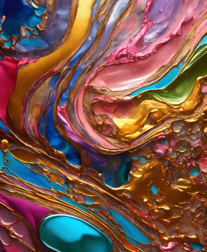 Sites With Video Backgrounds, Colorfulness, Liquid, Purple, Art Paint, Fluid