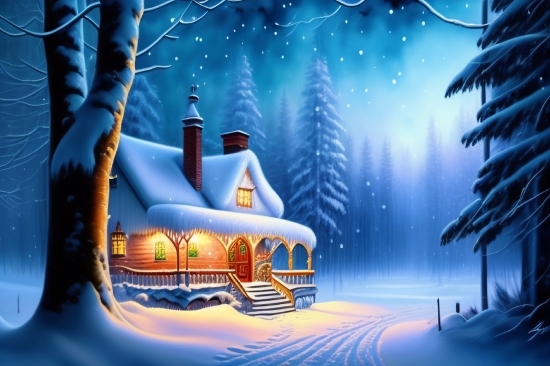 Snow, Winter, Holiday, Star, Celebration, Snowman