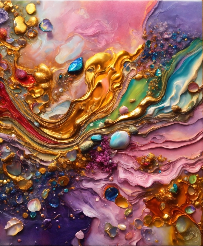 Stock Images And Videos Free, Liquid, Fluid, Organism, Purple, Art