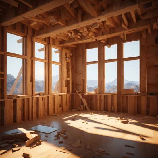 Stock Video File, Property, Sky, Window, Wood, Interior Design