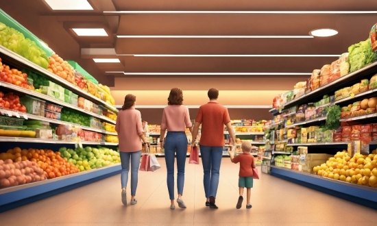 Stock Video Hd, Jeans, Food, Shelf, Natural Foods, Customer