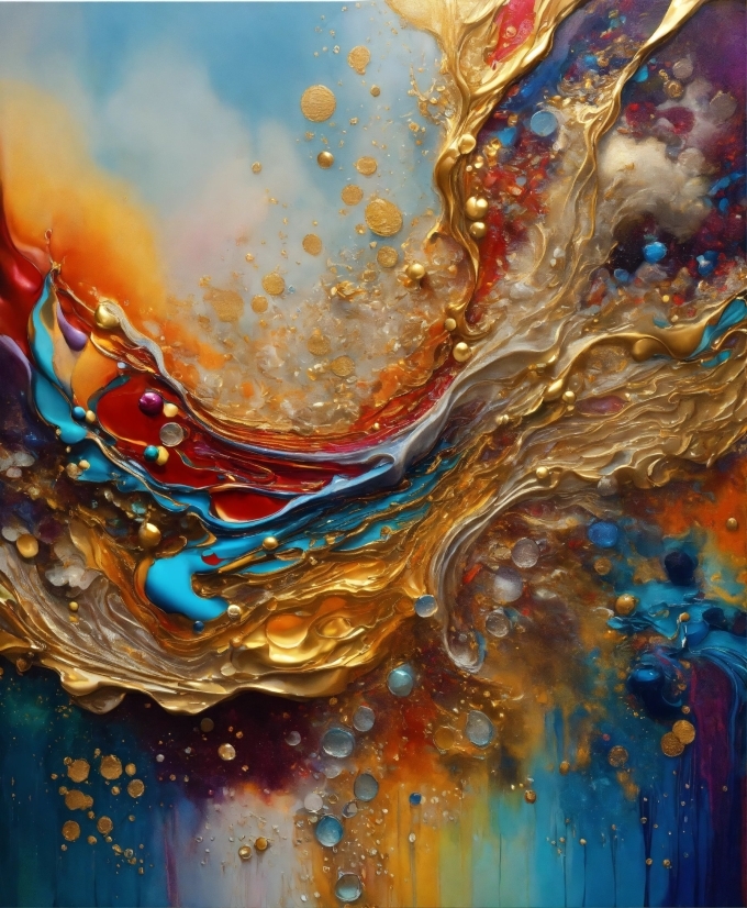 Stock Video Library, Liquid, Art Paint, Paint, Fluid, Organism