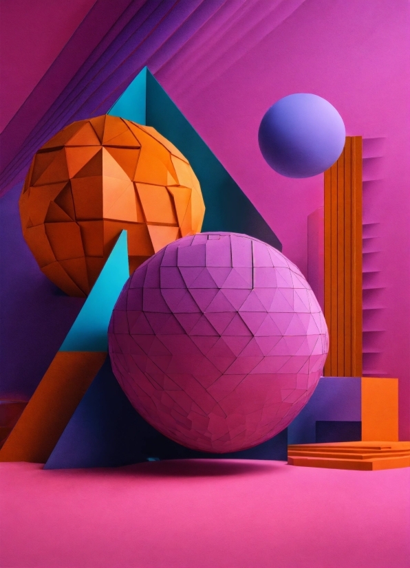 Stock Video Sites, Purple, Orange, Art, Architecture, Pink