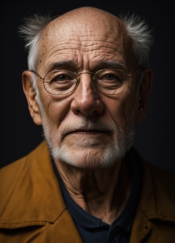 Stock Video Sites, Senior, Man, Portrait, Grandfather, Face