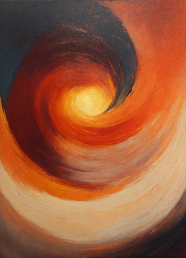 Sunrise Stock Footage Free, Wood, Orange, Art, Painting, Spiral