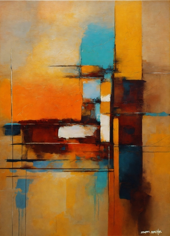 Sunrise Stock Video, Brown, Art Paint, Paint, Rectangle, Orange