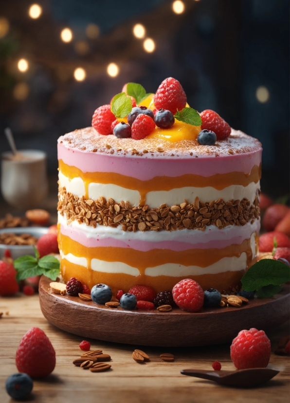 Thinking Stock Footage, Trifle, Pudding, Dessert, Course, Fruit