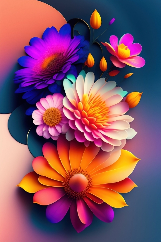 Top Ai Art Generator, Free Ai Graphic Design, Pollen, Pink, Flower, Floral