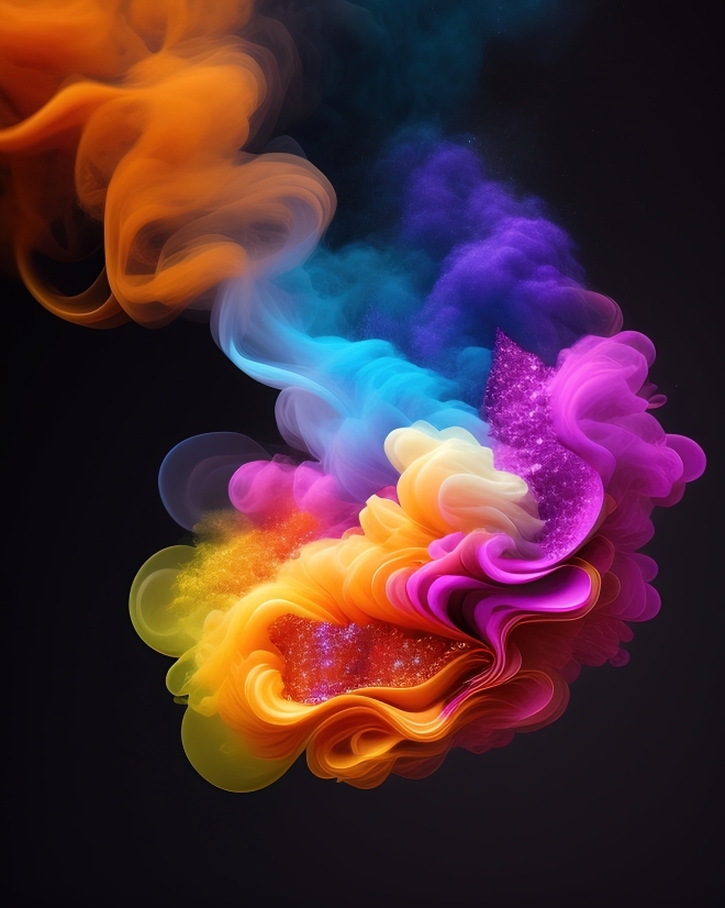 Top Ai Image Generators, Ai Free Photo Generator, Smoke, Art, Motion, Light