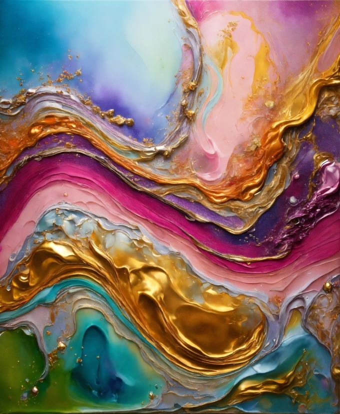 Totally Free Stock Footage, Liquid, Purple, Art Paint, Fluid, Paint